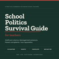 School Politics Survival Guide for Teachers: Staffroom, Management & Parent Handbook (PDF)