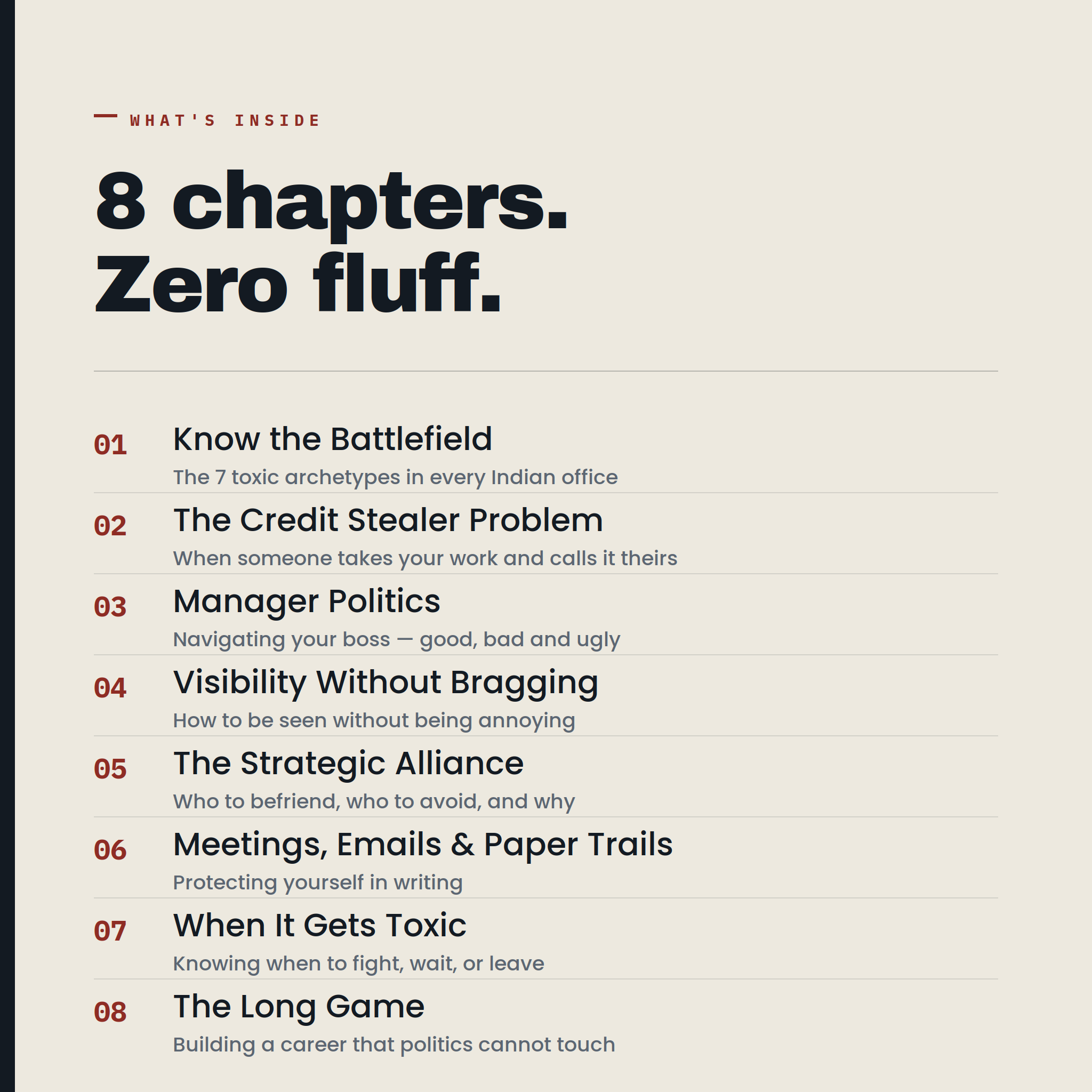 Surviving Office Politics: The Strategic Career Guide for Corporate India (PDF Ebook)